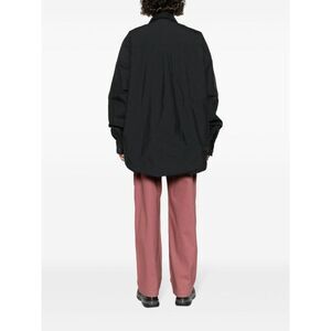 AMBUSH Men's Oversized Striped Shirt Jacket Men BLACK Outerwear